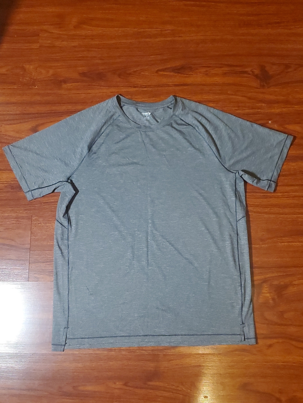 Old Navy Men's Heather Gray Short Sleeve Crew Tee